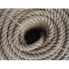 Канат джутовий тросовий звивки Діам. 35 мм. 50 метрів.
