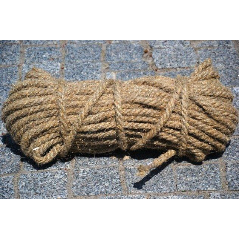 Канат лляний тросової звивки Діам. 18 мм. метрів.