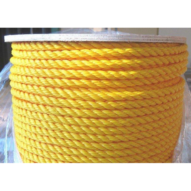 Канат поліпропиленовий тросовий зв’язок Діам. 20мм. 50 метрів.