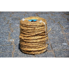 Канат сизалевий тросової звивки Діам. 5 мм. 100 метров.