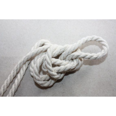 Канат бавовняний тросовий звивки Діам. 30мм. 50 метрів.