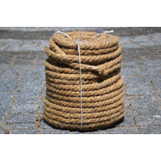 Канат лляної тросової звивки Діам. 40мм. 100 метрів.