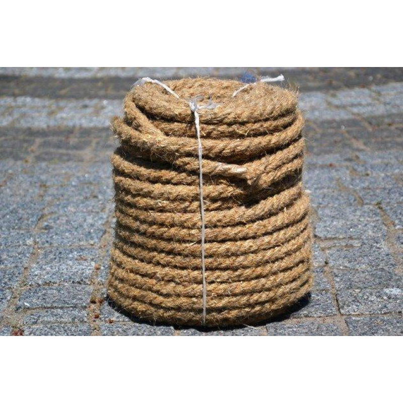Канат лляної тросової звивки Діам. 40мм. 100 метрів.