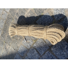 Канат джутовий тросовий звивки Діам. 6мм. 200 метрів.