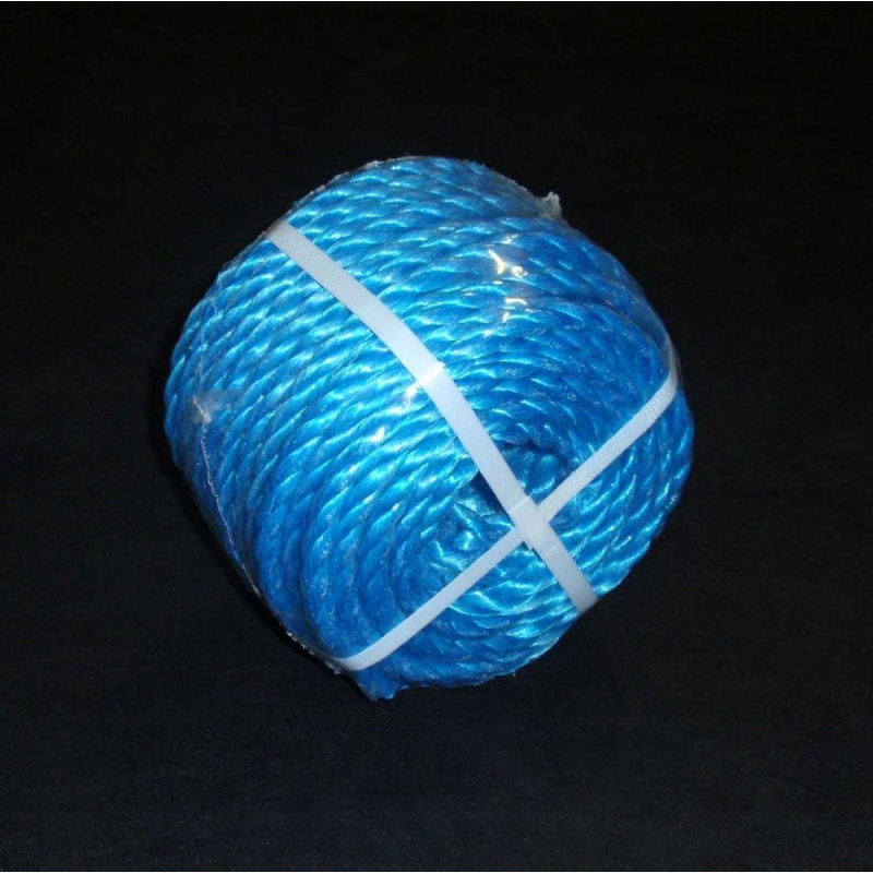 Канат поліпропіленовий тросової звивки Діам. 12 мм. 200 метрів.