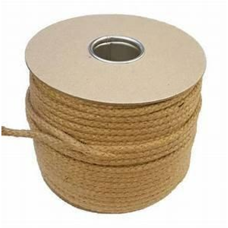 Канат джутовий тросової звивки Діам. 14мм. 100 метрів.