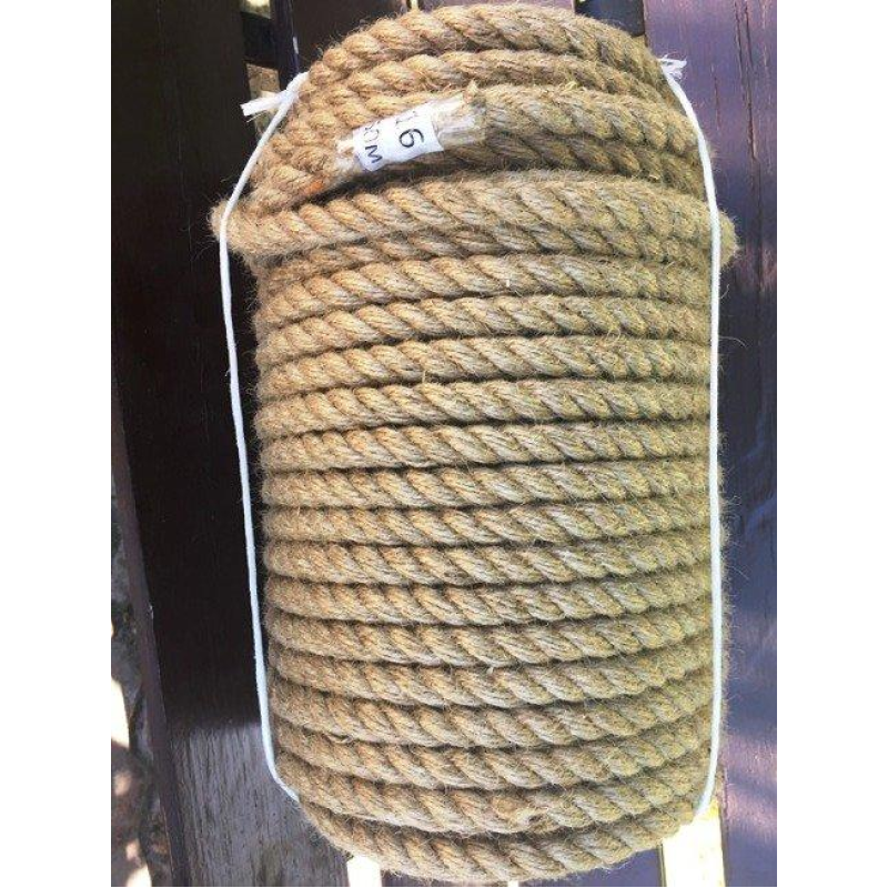 Канат джутовий тросовий звивки Діам. 16мм.