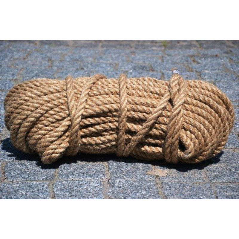 Канат джутовий тросовий звивки Діам. 18мм.