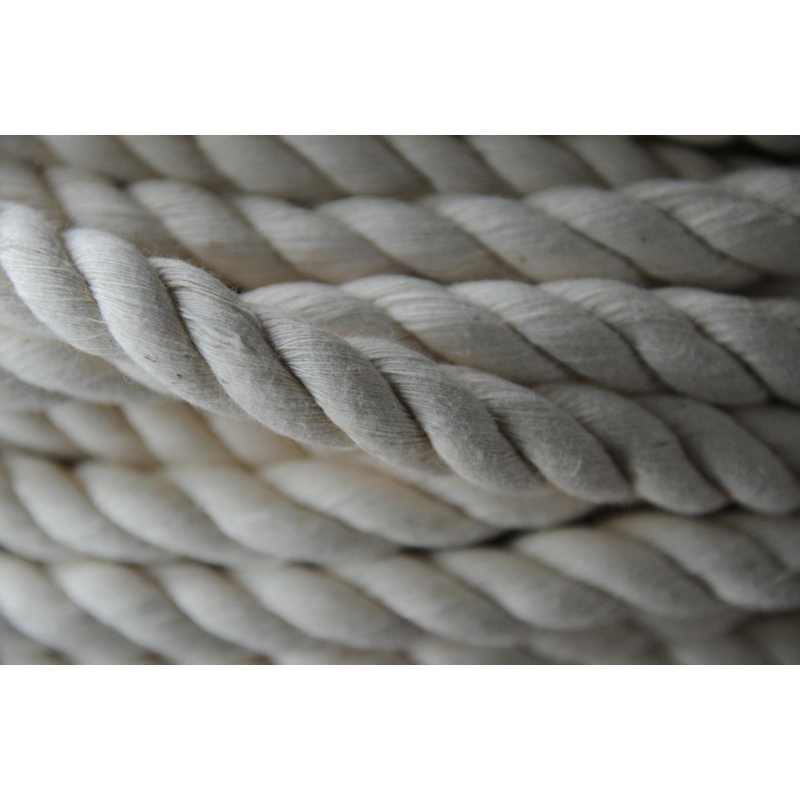 Канат бавовняний тросової звивки Діам. 50 мм.